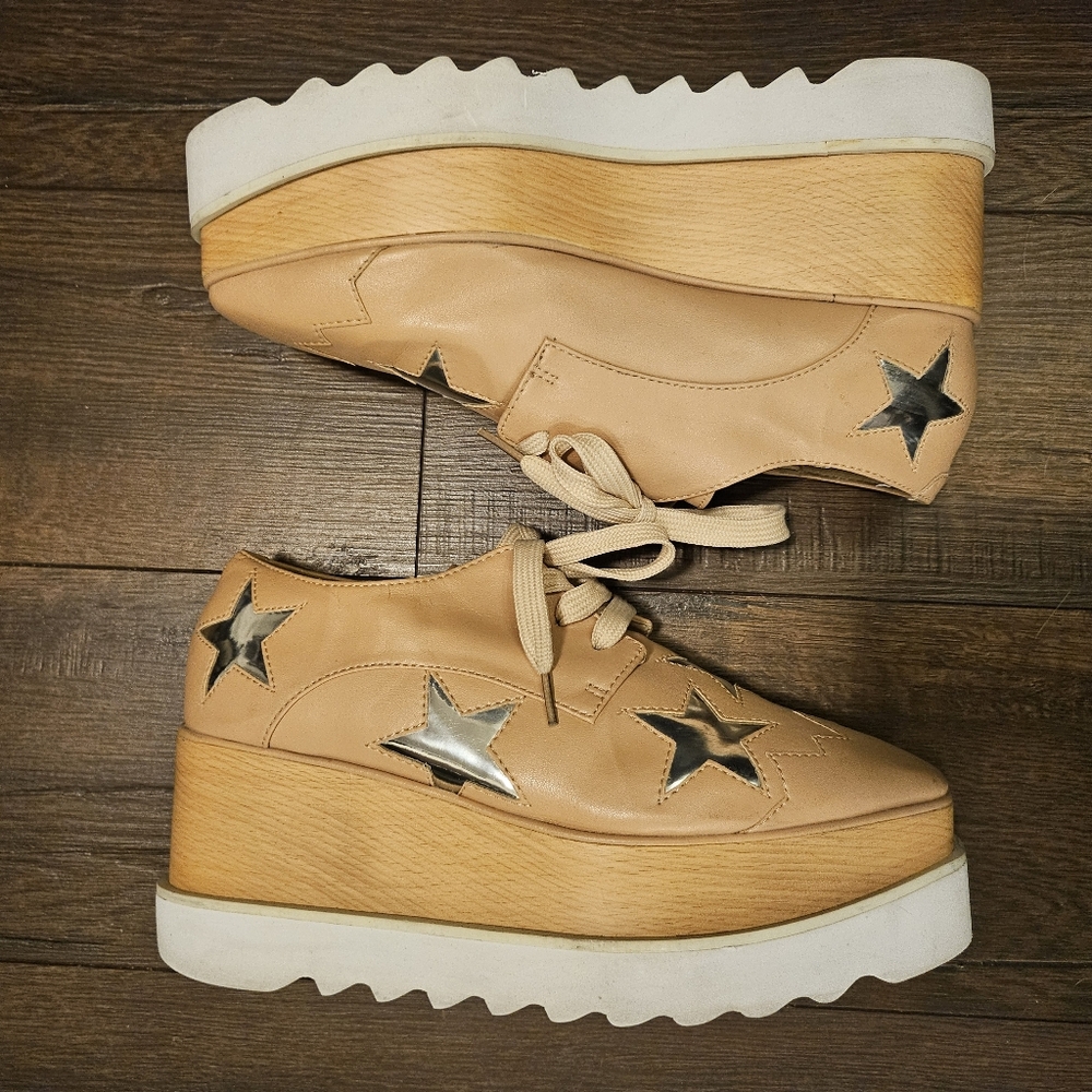 Stella McCartney Elyse Platform Shoes Size 38